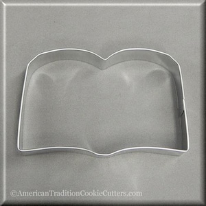 4.25&quot; Open Book Metal Cookie Cutter #NA8252