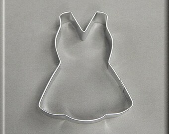 3.5" Cheerleader Uniform or Apron Metal Cookie Cutter #NA8237