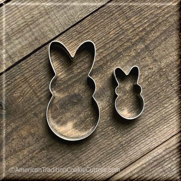 Set of 2 Bunny Peep Metal Cookie Cutters #NAWK174