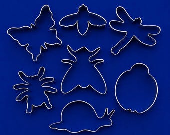 Set of 7 Bug Metal Cookie Cutters #NABUGSET