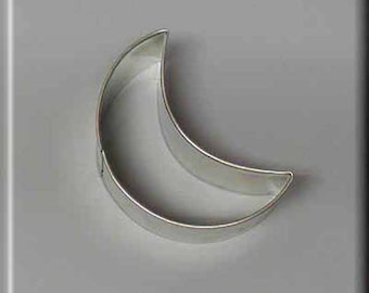 3" Crescent Moon Metal Cookie Cutter #NA3002