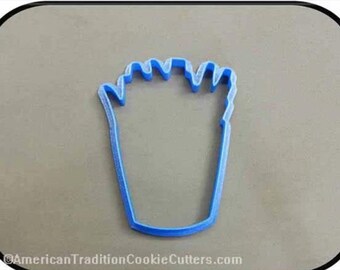 4" French Fries 3D Printed Cookie Cutter #P8086