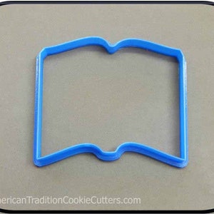 5&quot; Open Book 3D Printed Cookie Cutter #P8019