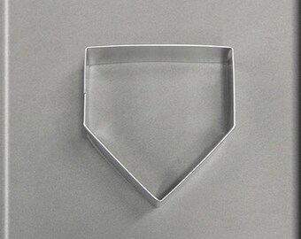 3" Home Plate Metal Cookie Cutter #NA8255