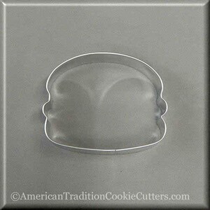 3.5" Hamburger Metal Cookie Cutter #NA8155 image 1