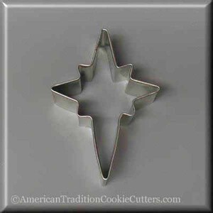 3.5" Star of Bethlehem Metal Cookie Cutter #NA1055