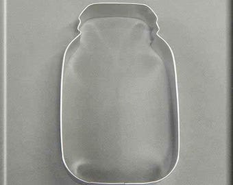 4.5" Mason Jar Metal Cookie Cutter #NA8179