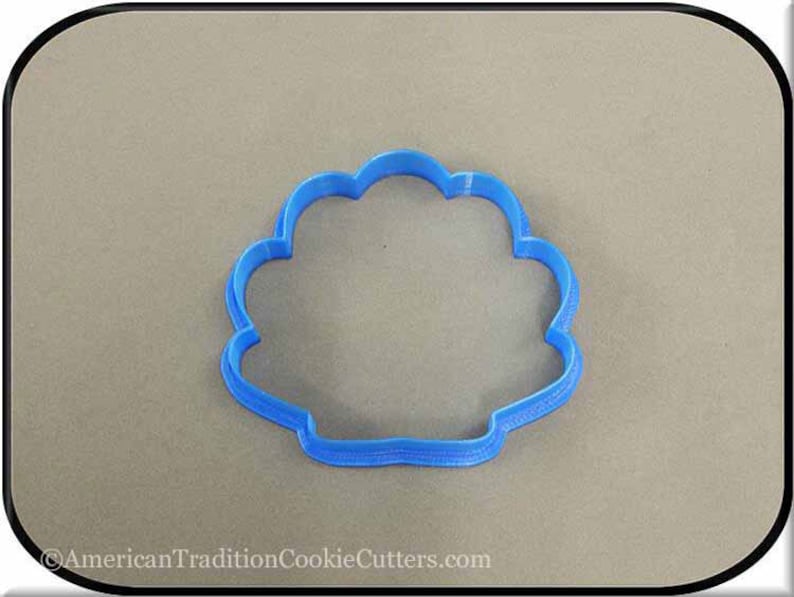 3.5 Seashell 3D Printed Cookie Cutter #P8145