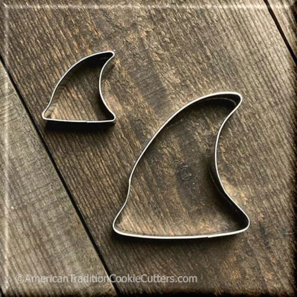 Set of 2 Shark Fin Metal Cookie Cutters #NAWK185