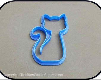 4" Cat 3D Printed Cookie Cutter #P6003