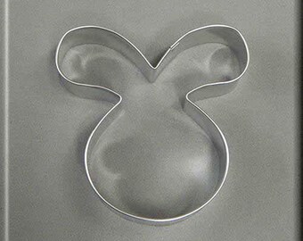4" Easter Bunny Rabbit Face  Metal Cookie Cutter #NA6079
