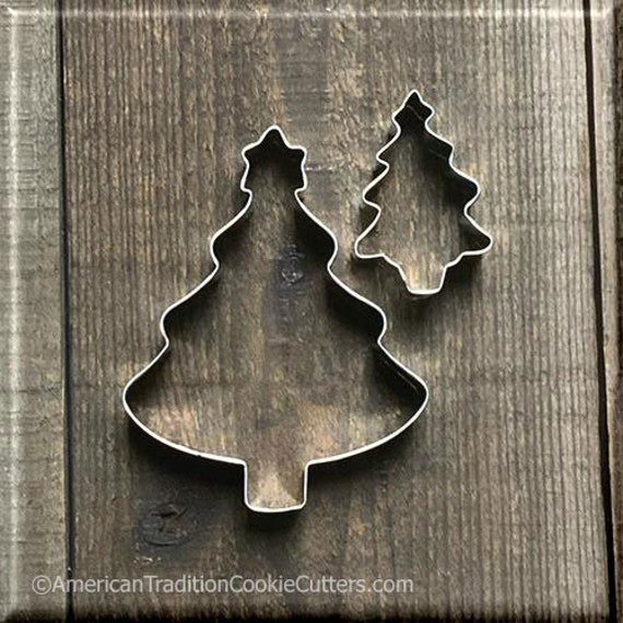 2 Mini Ornament Metal Cookie Cutter