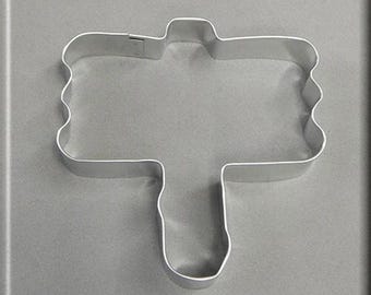 4.25" Wooden Sign Metal Cookie Cutter #NA8034