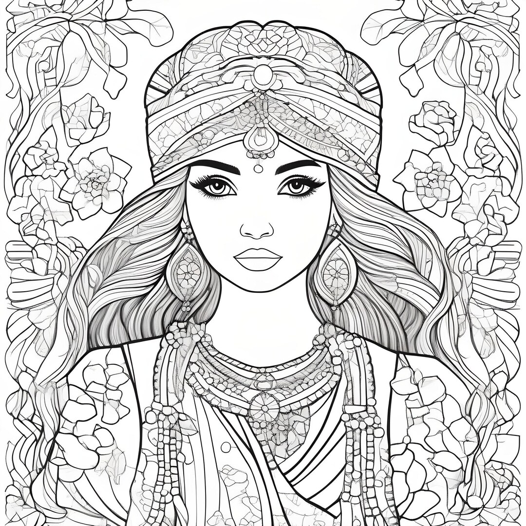 Colouring Pages for Adults and Children - Etsy