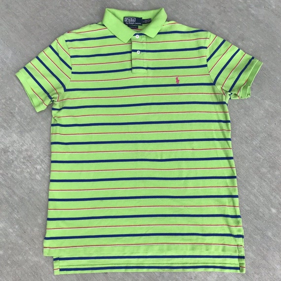 green striped ralph lauren shirt
