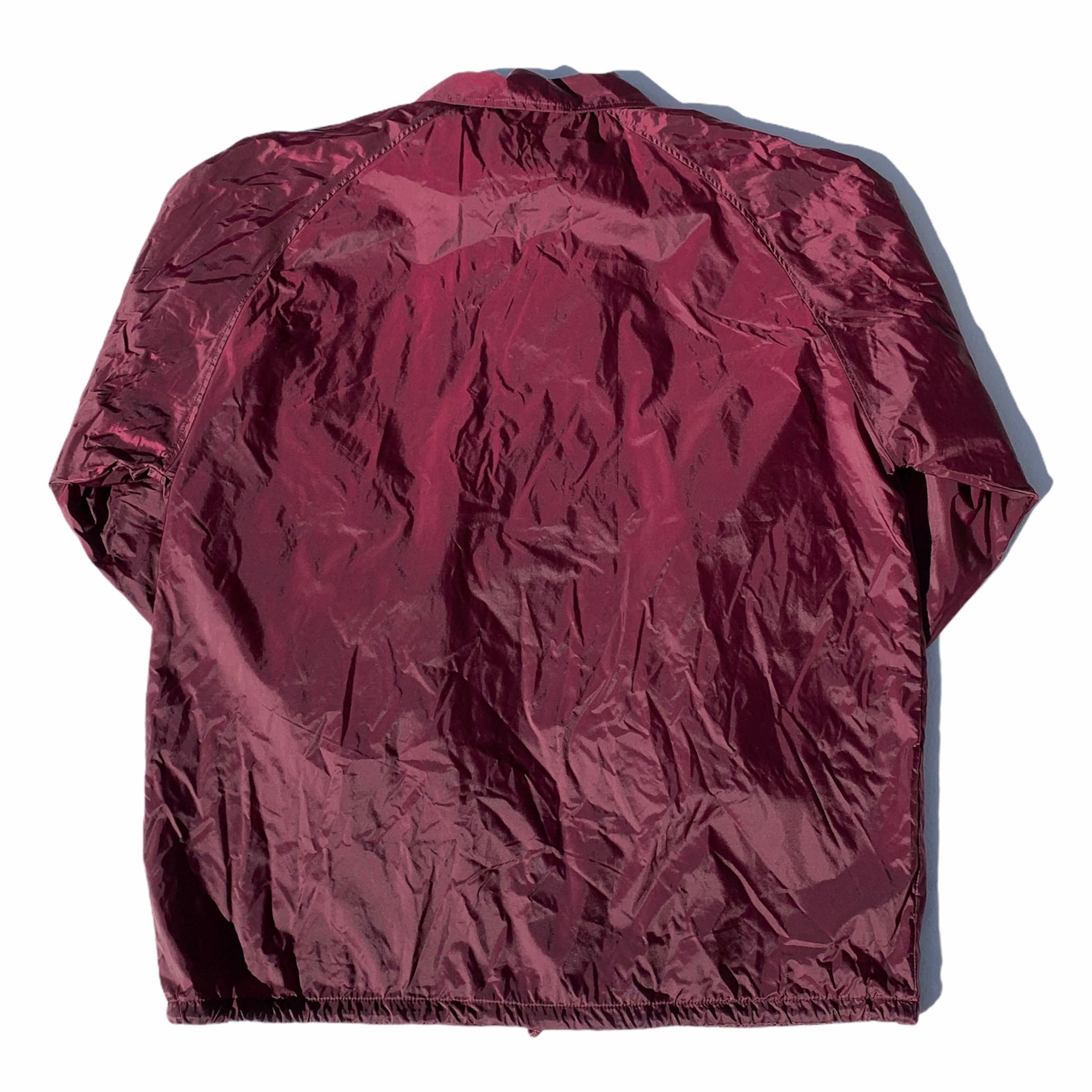 アウターその他 KIRSH Doodle Cherry Coach Jacket KA Burgundy FKPWCUN501M VERY RARE Vintage 2000s Deadstock Diamond Supply Co