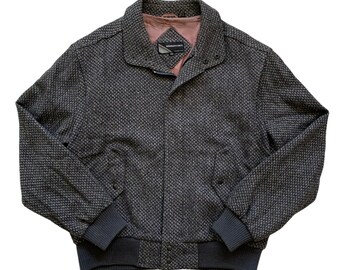Vintage 80s Members Only Wool Bomber Jacket 42 - Etsy