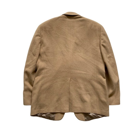 Vintage Camel Hair Tan Sport Coat Suit Jacket Men… - image 7