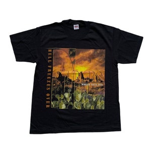 Deadstock Vintage 1990s 90s The Eagles 1994 Hell Freezes Over World Tour Concert Band Tee Shirt Mens Size L Large