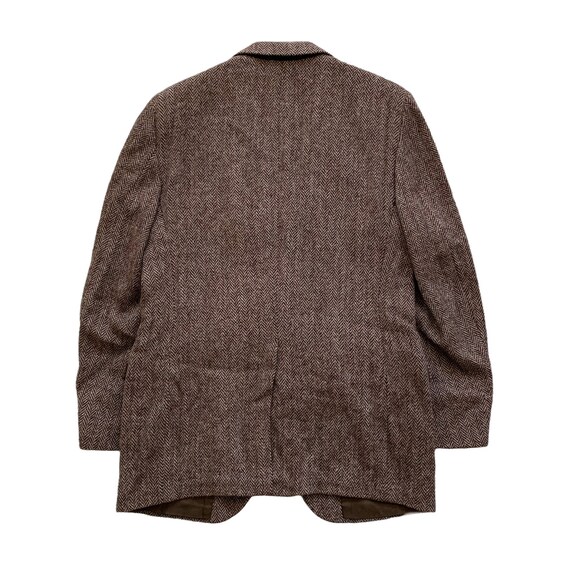 Harris Tweed×HAI SPORTING GEAR ウールジャケット Vintage Harris Tweed Jacket Mens 42 Brown Scottish Wool