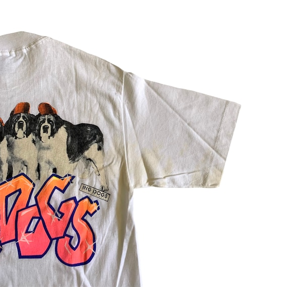 Deadstock Vintage 1990s 90s Big Dogs Homedogs Graffit… Gem