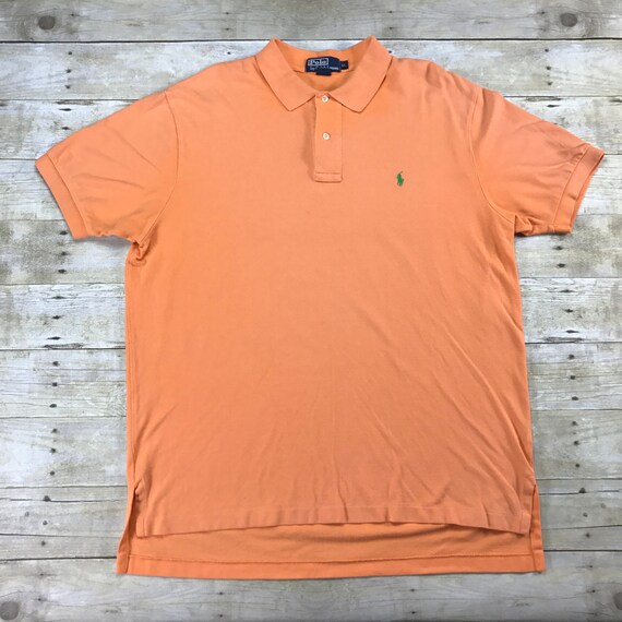 peach ralph lauren shirt