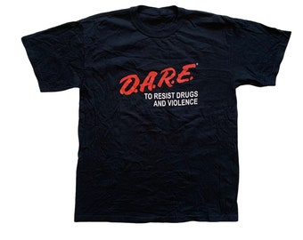 Vintage 1990s 90s DARE Tee Shirt Mens Size M Medium