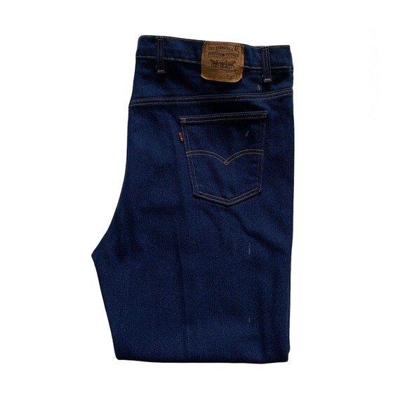 Rare Size Vintage 1980s Levi Strauss Denim Levis Jeans Made in USA Mens Workwear Size W43 x L30