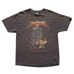 Vintage 2002 De Metallica Club Backstage Band Concert Tee Shirt Mens Maat XL Extra Large