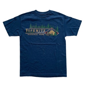 Vintage 1990s 90s Yosemite National Park California Tourist Tee Shirt Mens Size M Medium