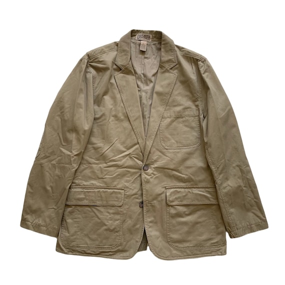 Vintage 2000s 00s Duluth Trading Company Desert Khaki 11 Pocket Sport Coat Suit Jacket With Elbow Patches Mens Size L Large Etsy Denmark