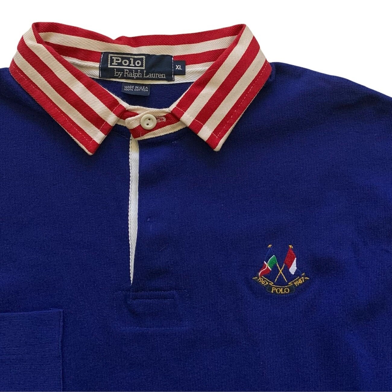 Maillot Rugby France 1987 vintage