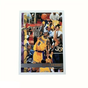 Vintage 1990er 90er Jahre 1997-1998 Topps Kobe Bryant #171 LA Los Angeles Lakers 2. Jahr NBA Sportkarte