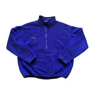 Vintage 1990s 90s Columbia Sportswear Indigo Fleece Jacket Made in USA Mens Size XL Extra Large