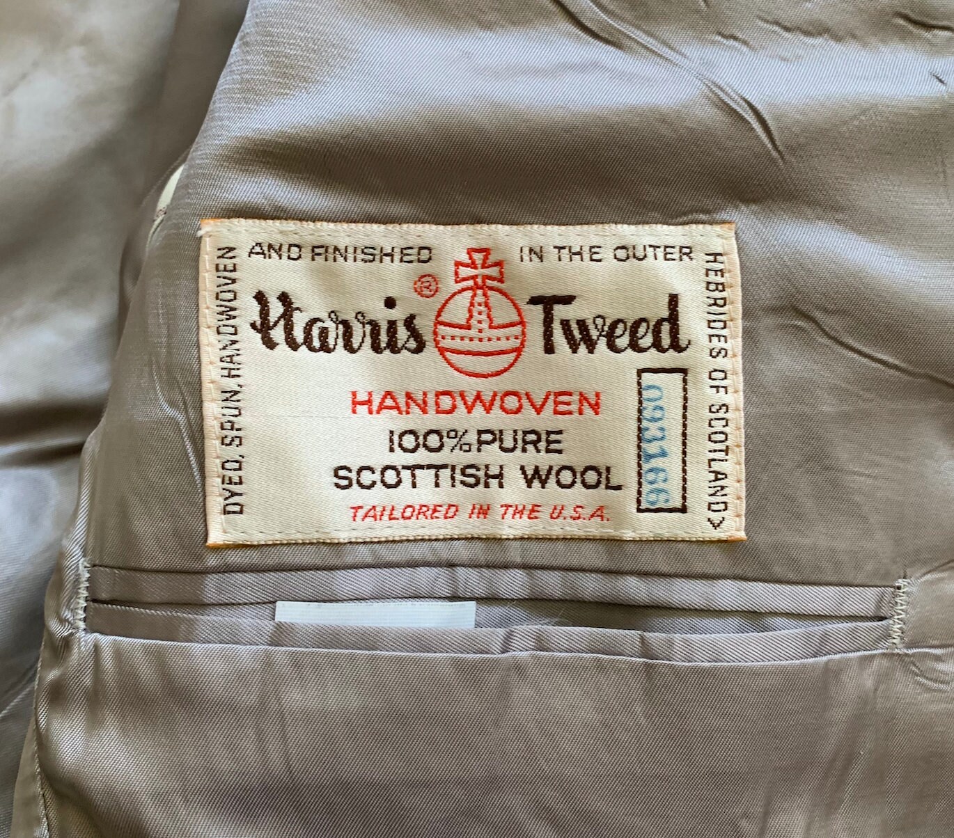 Vintage Harris Tweed for Lands End Brown Tweed Wool Sport Coat - Etsy