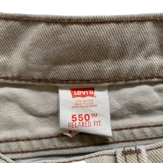 Vintage Levi Strauss 550 Cream Denim 