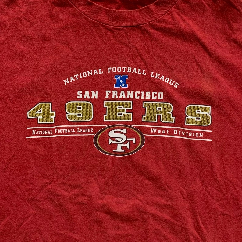 Vintage 1990s 90s San Francisco 49ers Forty Niners NFL Red - Etsy