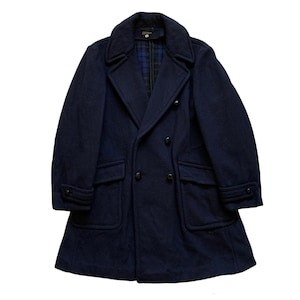 Vintage Robert Kirk LTD. San Francisco Navy Blue Peacoat Menswear Coat Made in England Mens Size 40 M Medium