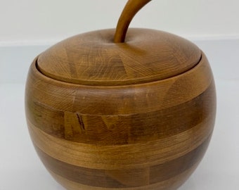 Baribocraft Staved Maple Wood Apple Ice Bucket