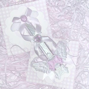 magical girl ribbon kawaii deco utility knife