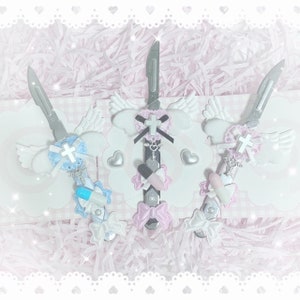 Lovesick Tenshi Ribbon Kawaii Jirai kei Deko Allzweckmesser