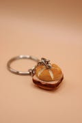Leberkäse - Keyring / Keychain / Leberkäse / Miniature food / Handmade pendant / Bavaria / product logo