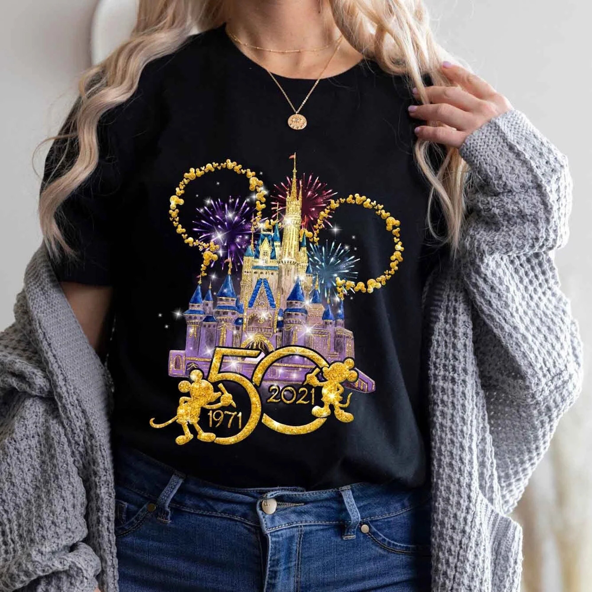 Discover Mickey Ears Disney World 50th Anniversary T-shirt, 1971-2021 DW 50th Anniversary Shirt