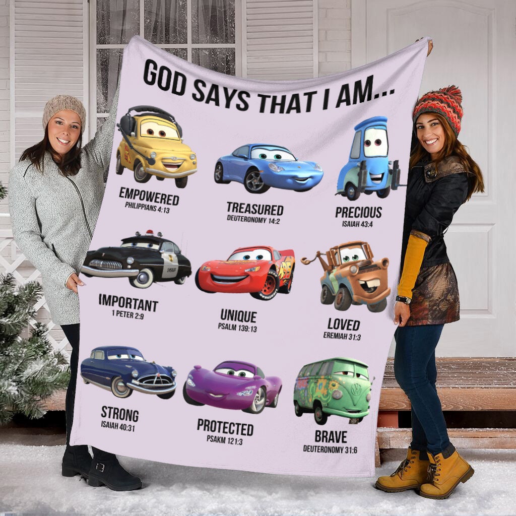 Disney Cars Movies Blanket Disney Pixar Cars Characters - Etsy Singapore