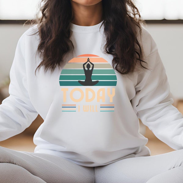Poodle Meditate Yoga Sweatshirt main image 0