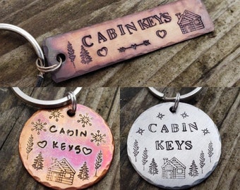 Custom cabin keychain