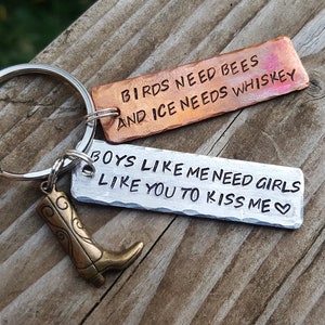Custom country or lyrics of your choice keychain