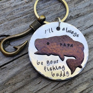 Custom bass fishing keychains