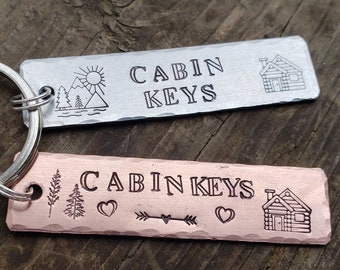 Custom cabin keychains