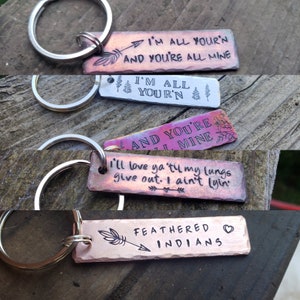 Custom tyler childers keychains  or saying/lyrics of your choice
